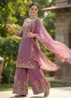 KB 3304 Chinon With Embroidery Work Punjabi Dress Material Wholesalers In Delhi